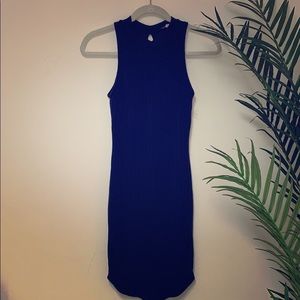 Sexy Ribbed Body Con Sweater Dress